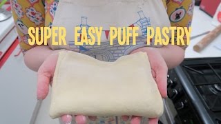 How to make super easy puff pastry [upl. by Dorris]