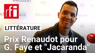 Gaël Faye prix Renaudot 2024 pour son roman «Jacaranda» • RFI [upl. by Lustick251]