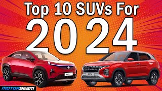 Top 10 Upcoming SUVs In 2024  MotorBeam [upl. by Maier]