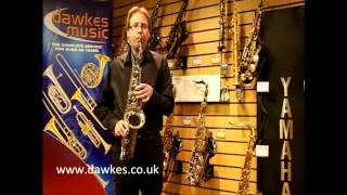 Keilwerth Shadow Alto Sax at Dawkes Musicwmv [upl. by Danyelle518]