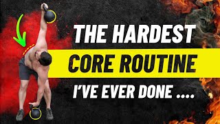 HARDEST Core Routine EVER Advanced Kettlebell Workout  Coach MANdler [upl. by Winny204]