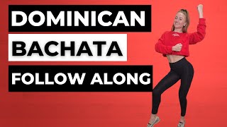 Basic Dominican Bachata Steps Practice For All Levels  Follow Along Footwork  Dance With Rasa [upl. by Walters]