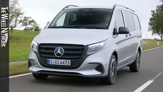 2024 MercedesBenz Vito Mixto – Driving Interior Exterior [upl. by Skcirdnek618]