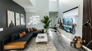 Modern amp Minimal Living Room Setup Tour 2023 [upl. by Tallou]