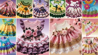 Baby Girl Crochet FROCKS Crochet Baby FROCKS [upl. by Fortuna]