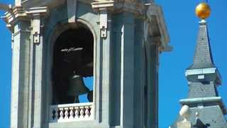 Almudena Cathedral Bells Ringing  Madrid Spain [upl. by Hahcim]