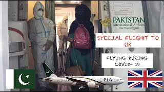 EMERGENCY SPECIAL FLIGHT  PAKISTAN INTERNATIONAL AIRLINE ISLAMABAD  MANCHESTER [upl. by Lenssen]