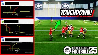 Learn the EASIEST Passing Offense in EA College Football 25 Gun Trips TE Tutorial [upl. by Seymour]