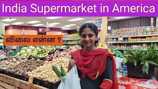 அமெரிக்காவில் நம்ம ஊர் கடை  India Supermarket Tour  Indian Grocery Store in USA Grocery Shopping [upl. by Ydarg]