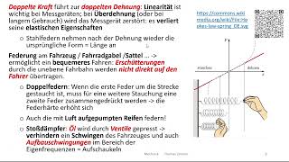 Mechanik II 3 Messen von Kräften  Federkraftmesser  HookeGesetz Reihen und Parallelschaltung [upl. by Ardnuassak]