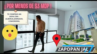 DEPARTAMENTO CON ALBERCA SALON DE EVENTOS SEGURIDAD COWORKING GIMNASIO EN MENOS DE 3 MDP [upl. by Nived206]