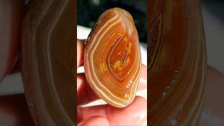 Lovely Limonite Kissed LSA agate rocks geology gemstone [upl. by Hermie]