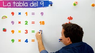 Aprende la tabla del 9 paso a paso [upl. by Dove]