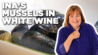 Ina Gartens 5Star Mussels in White Wine  Barefoot Contessa  Food Network [upl. by Erinna]