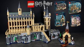 Combining ALL Of The LEGO Harry Potter 2024 Hogwarts Sets [upl. by Amuwkuhc545]