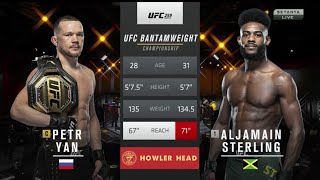 PETR YAN VS ALJAMAIN STERLING FULL FIGHT UFC 259 [upl. by Cleaves]