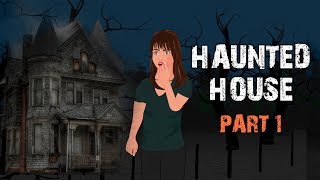 Haunted House Halloween Animated Horror Story  Part 1 English [upl. by Rocky]