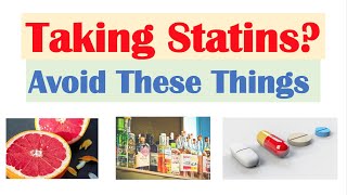 What to Avoid When Taking Statin Medications  How to Reduce Risk of Statin Side Effects [upl. by Billye]