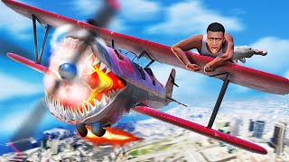 Did This CURSED PLANE Kill FRANKLIN GTA 5 Mods [upl. by Aurthur]