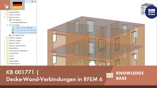 KB 001771  DeckeWandVerbindungen in RFEM 6 [upl. by Adnahsal974]