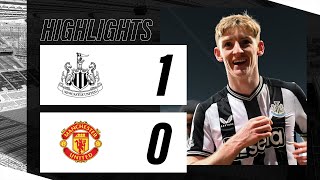 Newcastle United 1 Manchester United 0  Premier League Highlights [upl. by Seadon]