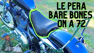 Le Pera Bare bones seat  Honest review Sportster 72 [upl. by Undine]