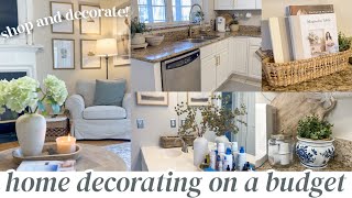 HOME DECOR IDEAS ON A BUDGET  home decor shop with me haul amp decorating  home decorating tips [upl. by Amron]