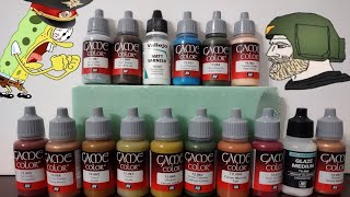 Vallejo game color paint range minireview 2 Electric Boogaloo [upl. by Nodearb]