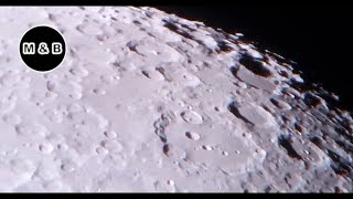 Our Moon Last Night With Telescope  4K [upl. by Marek]