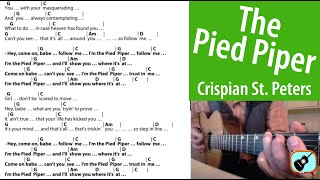 The Pied Piper  Crispian St Peters • Cover • Chords • Lyrics  play along [upl. by Laundes]