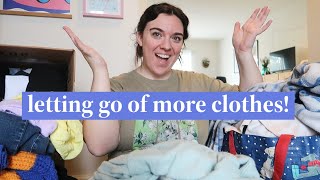 decluttering 50 more clothing items 🧦 i’m getting better at this [upl. by Truk]