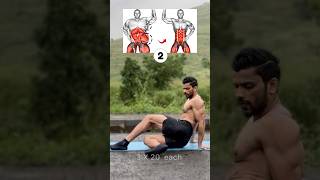 DAY  19 Lose belly fat amp get abs in 30 days 💯 challenge gym abs fitness sixpack shorts [upl. by Yrac]