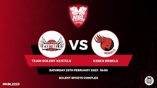 NBL1 Team Solent Kestrels vs Essex Rebels  250223 [upl. by Kimmie948]