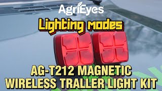 How to Remote Control the T212 Wireless Trailer Light Kit trailerlights flashinglights [upl. by Neellek]