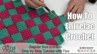 How to Entrelac Crochet [upl. by Anier]