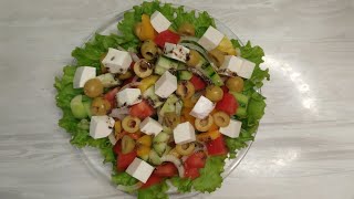 Greek salad Салат quotГреческийquot [upl. by Shani56]