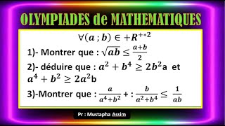 Olympiades de mathématiques  Math Olympiade  Olympiades mathématiques [upl. by Gardell625]