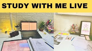 STUDY WITH ME LIVE  3 HOUR upsc ssc ssccgl neet pomodoro studywithmelive studywithmeindia [upl. by Sanyu500]