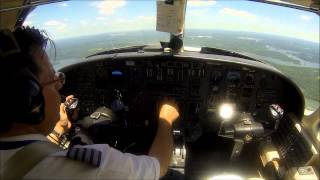 Citation V  single pilot flight to FL450 [upl. by Lledyr]