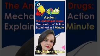 AzolesThe Antifungal drugs Mechanism of ActionExplained in 1 minazolesneet pgshortspharma [upl. by Mcfarland239]