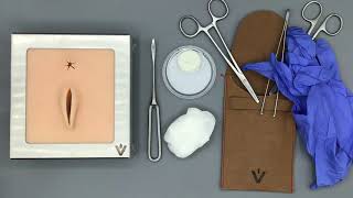 How to perform a Buhnerˋs suture [upl. by Ema554]