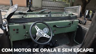 Deixei nosso Jeep só o cano Ford Willys Jeep CJ5 [upl. by Hannover]