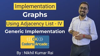 Implementation of Graphs using Adjacency List Map amp List  4  Data Structures amp Algorithms [upl. by Labinnah]