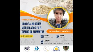 USO DE ALMIDONES MODIFICADOS EN EL DISEÑO DE ALIMENTOS [upl. by Euginomod755]