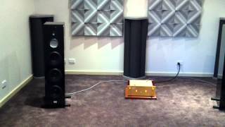 DarTZeel Pre  Power Soulution 540 Player Marten Django speakers at Absolute Hi End [upl. by Sueaddaht]