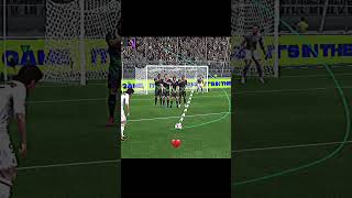 Baggio free kick 💀 baggio fc24 fcmobile fcmobile24 fc25 shorts [upl. by Clywd829]