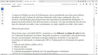 A riqueza da Didática na área da Enfermagem está no aprendizado necessário para elaborar um plano de [upl. by Walkling]