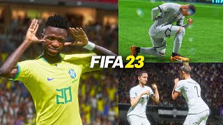 FIFA 23  All New Celebrations In Title Update 9 [upl. by Annawal592]