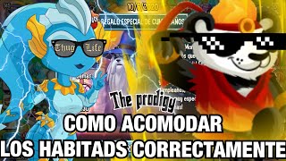 😱COMO ACOMODAR LOS HABITADS EN TODAS LAS ISLAS😱 INFORMACIÓN QUE CURA MONSTER LEGENDS [upl. by Jourdain986]