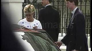 Princess Diana takes William to school [upl. by Pride]